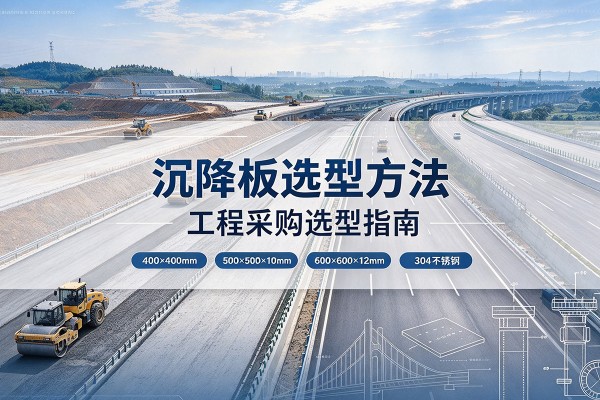 富民沉降板选择方法