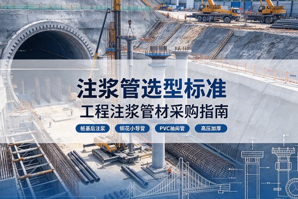 富民注浆管选型标准