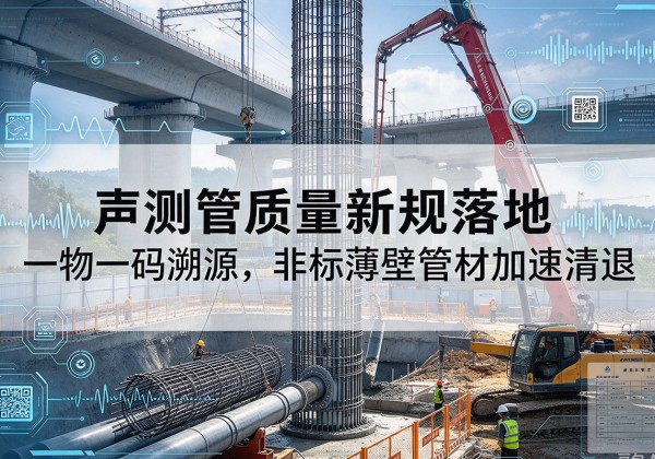 富民声测管质量新规落地，一物一码溯源，非标薄壁管材加速清退