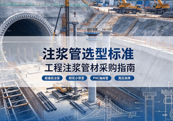 富民注浆管选型标准